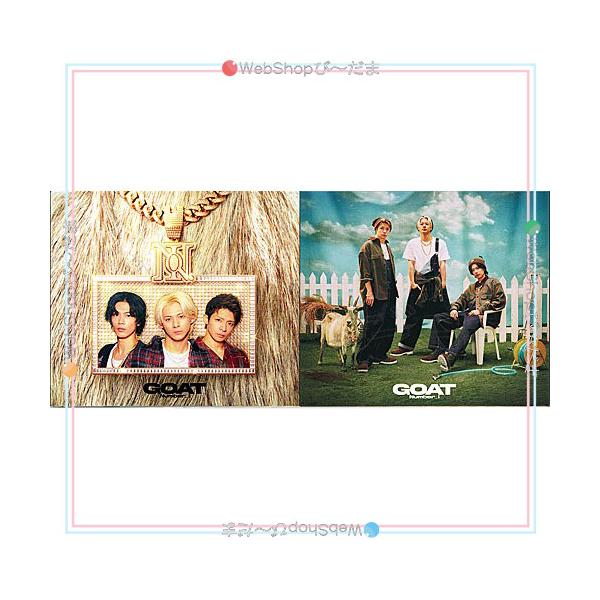 Number_i GOAT(初回生産限定盤A+B) 2種セット/[CD+Blu-ray]◇C