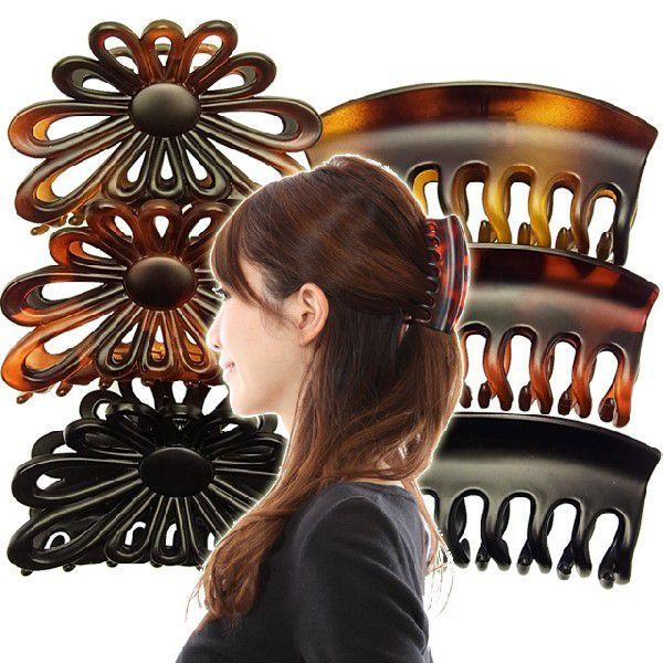 バンスクリップ ミドルサイズ 当店人気の「ＭＥＧＡ ＭＡＸ シリーズ」の お手ごろサイズです ヘアアクセサリー