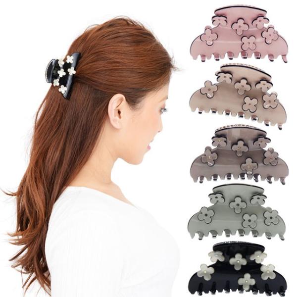 バンスクリップ Mサイズ 小花 ハイブランド エナメルカラー ヘアアクセサリー /【Buyee】 バンスクリップ Mサイズ 小花 ハイブランド エナメルカラー ヘアアクセサリー /【Buyee】