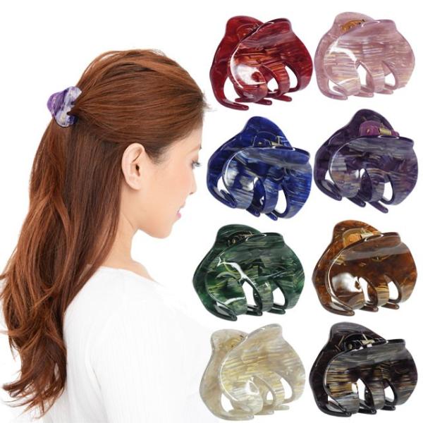 バンスクリップ Ｍサイズ シンプルでガッツリ掴む ヘアアクセサリー