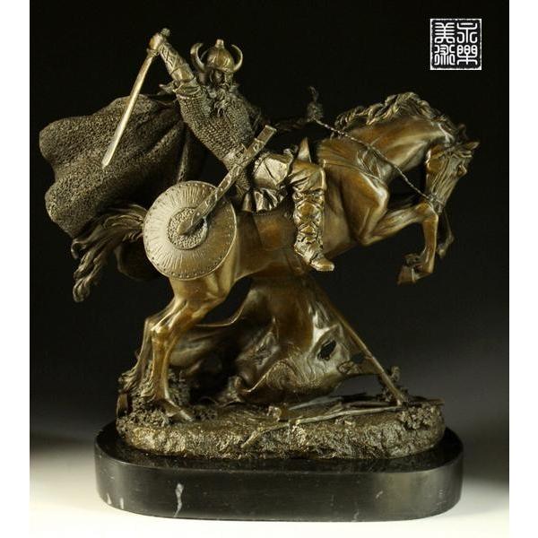 送料無料超人気ブロンズ像王の王の将軍Kamiko名作　インテリア家具　置物　彫刻　銅像　彫像　美術品フィギュア贈り物 プレゼント