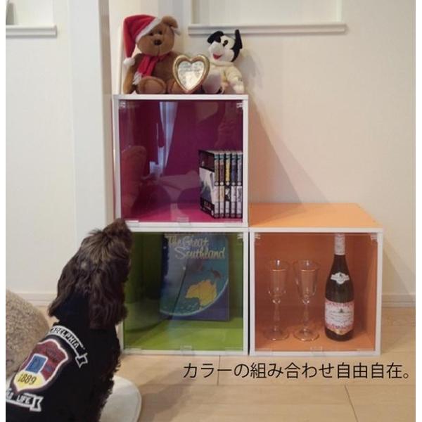 キューブボックスa 透明扉付き パステルカラー カラーボックス 木製 収納棚 ディスプレイケース Buyee Servis Zakupok Tretim Licom Buyee Pokupajte Iz Yaponii