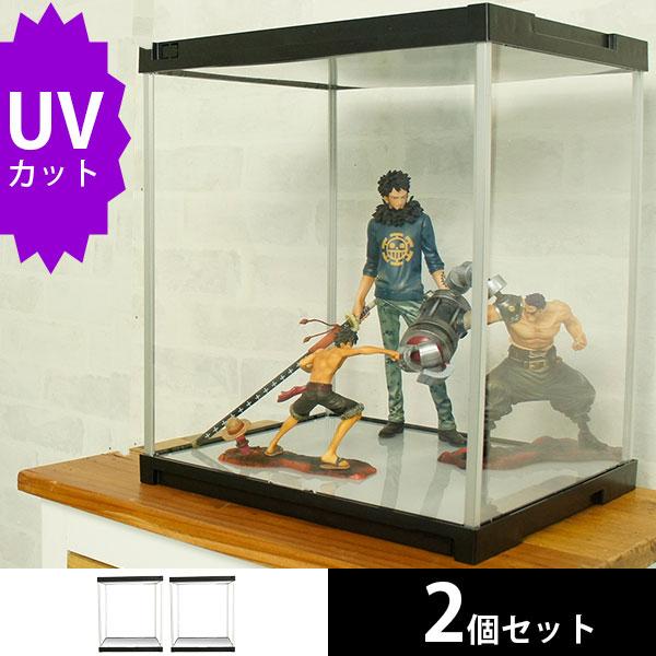 2個セット UVカット アクリルケース J-STAGE ミラー無し 2個セット UVカット アクリルケース J-STAGE ミラー無し