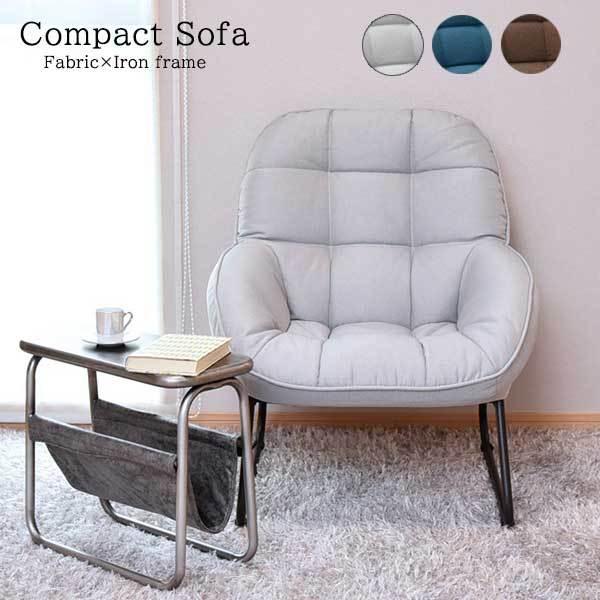 ファブリック アイアンフレーム 1人掛けソファ コンパクトソファー おしゃれ ふかふか カウチソファー ミニソファー 小さいソファー 一人暮らし N Tl M50 Marumo 1p Houseboat 通販 Yahoo ショッピング