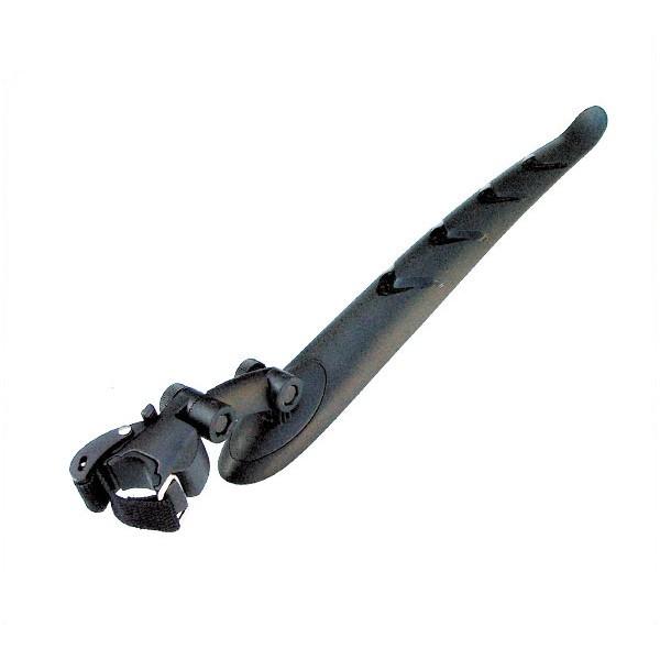 工具なしで着脱できる細身のタイヤ向けリア フェンダー。2 ヶ所のピボットで最適なポジション、アングルに調整できます。■レジン■取付可能径 : φ22.2〜34.9mm■長さ ： 370mm■139g