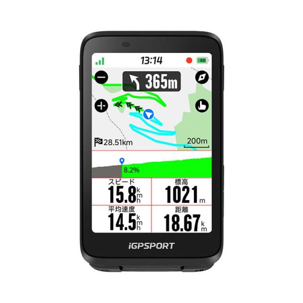 iGPSPORT GPSサイクルコンピューター BINAVI ブラックiGPスポーツ