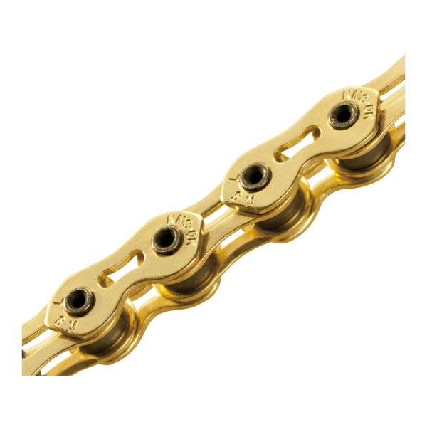 KMC ケーエムシー K1SL WIDE チェーン 1/8 BMX用 112L TI-GOLD 