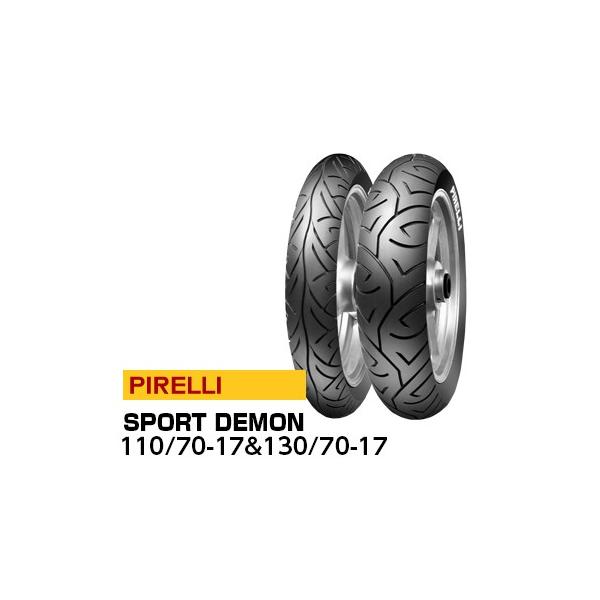 Coppia pneumatici Pirelli Sport Demon 110/70-16 52P 130/70-16 61P DOT 17/18 