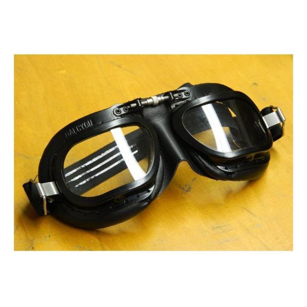 HALCYON クラシックバイクゴーグル Amazon.co.jp: [Halcyon] mk49 Compact Goggles ブラック レザー
