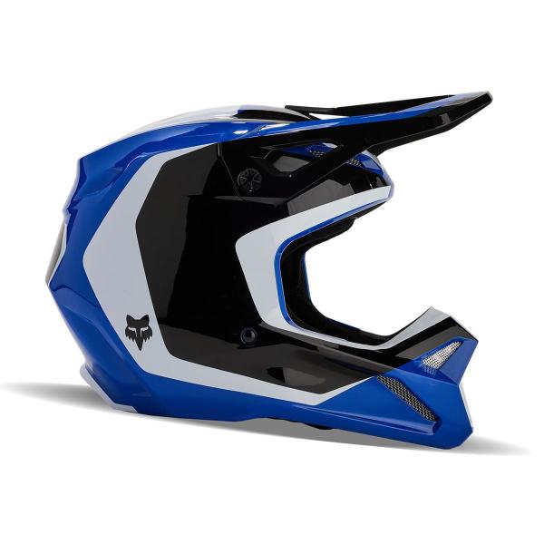 FOX V1 ニトロ　バイクヘルメット（Mサイズ）/ゴーグル　美品 ダートフリーク FOX 31370-002-L V1ヘルメット ニトロ ブルー L バイク