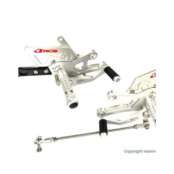 KN企画 01FR040S-KN RCB アルミバックステップ シルバー YZF-R15 YZF-R125 MT125 バイク パーツ
