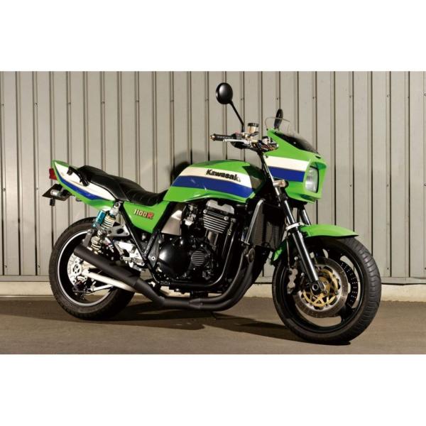 MRS ショート管 MRS MRS-MUK11-03B ショート管マフラー 艶なし ブラック ZRX1100/2