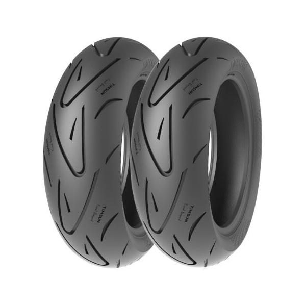 ティムソン 27840665 ストリートハイグリップ TS660 前 120/70-12 後 130/70-12 グロム ダックス125 BW’S 125等 1セット スクーター ミニバイク タイヤ