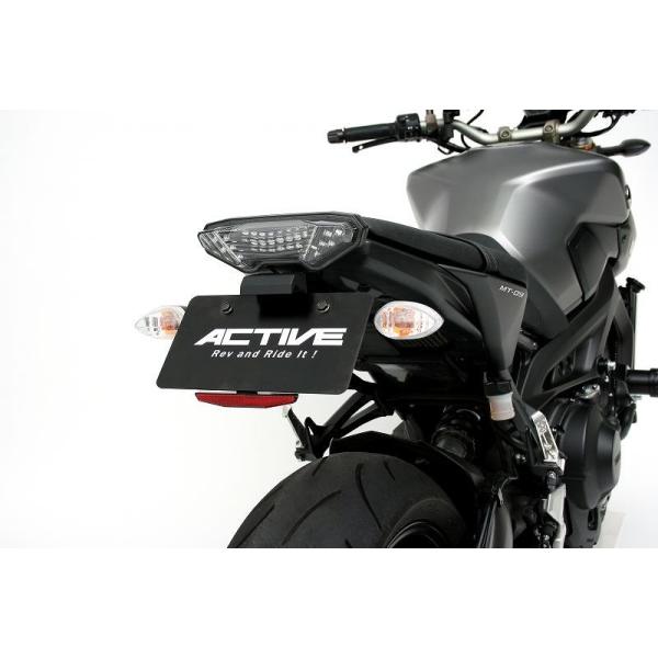 MT-09 フェンダーレス キット ブラック LEDナンバー灯付き ACTIVE