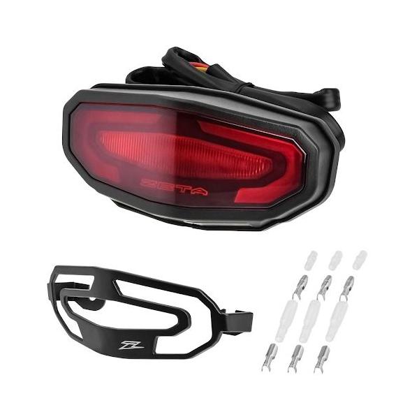 ZETA F5950 LEDラインテールライト ユニバーサル レッド バイク ZR45