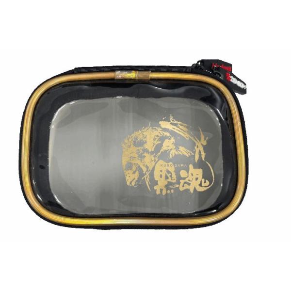 釣られる前に釣ろう！・2Bx4Sキューケースのみ キザクラ 088254 黒魂ウキポーチ kd-P5 大 小物入れ 仕掛け入れ ケース