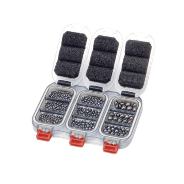 キザクラ 088513 ガン玉つぶれんケースNEO 浅底9マス 110×73×12mm 割玉 オモリ 収納 仕掛け入れ 小物入れ 磯 釣り用品 釣具 つり フィッシング kizakura