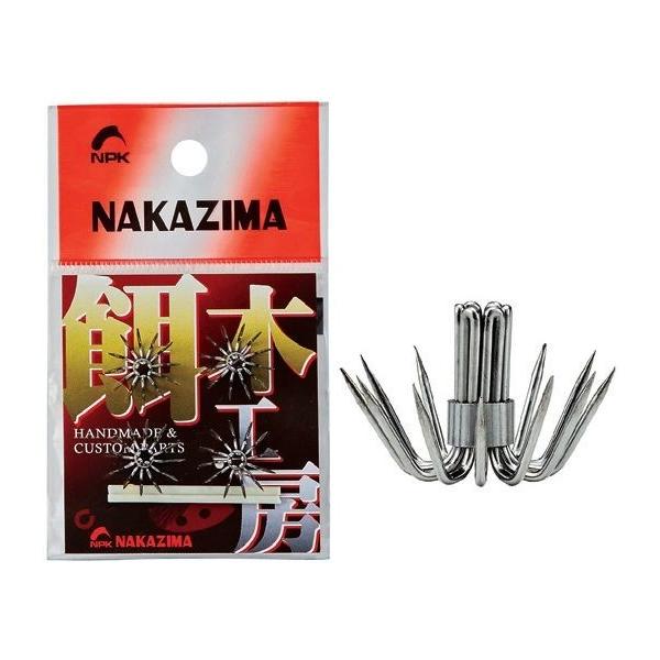 NPKナカジマ 9656 V型カンナ S Φ1.6mm 4ヶ入 釣り フィッシング 魚 釣具