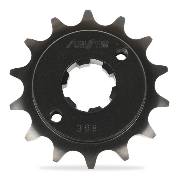 サンスター 368-14 フロントスプロケット ブラック 520 フロント 14T NS250F/R(MC11)/NSR250R(MC16)/NSR250R(MC18)/NSR250R SE(MC21)/NSR250R SE(MC28)