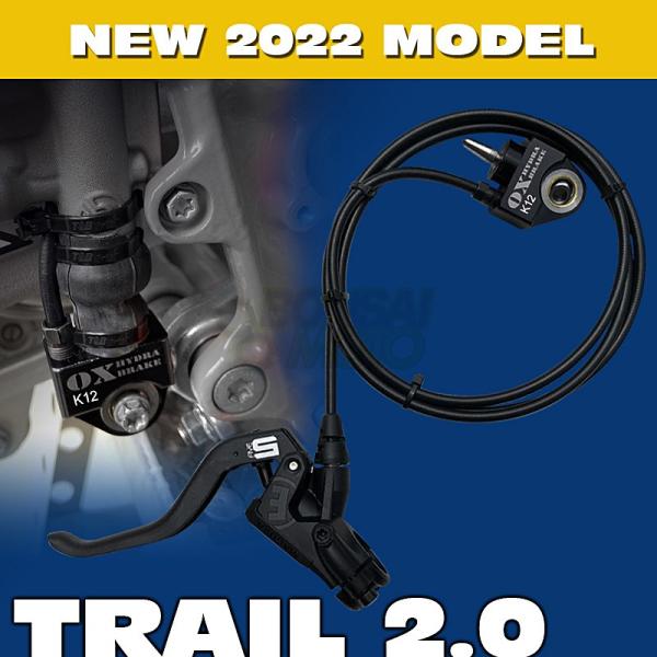 オックスブレーキ OX-OHB-304ver2-2 BrakTek/Magura/Bremboリアマスター用 油圧レフトハンドブレーキ トレイル2.0 ハスクバーナ 2&4ストローク ボンサイモト