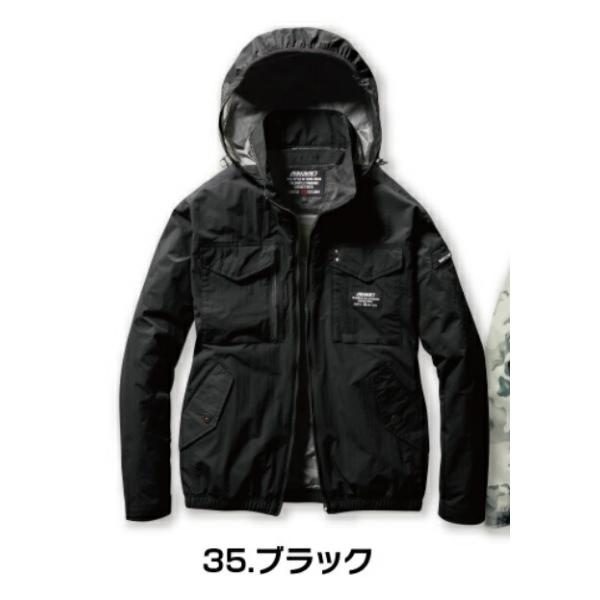 バートル AC1151 エアークラフト タクティカルブルゾン 35/ブラック Sサイズ 春夏用 AC1151シリーズ 長袖 ジャケット 作業服 作業着