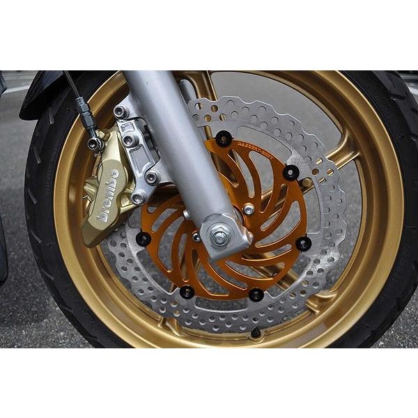 バイク　ホーネット250　フロントブレーキキャリパー VTR250　送料無料 BEET 0671-H74-00 ビッグブレーキローター フロント ブレンボ用