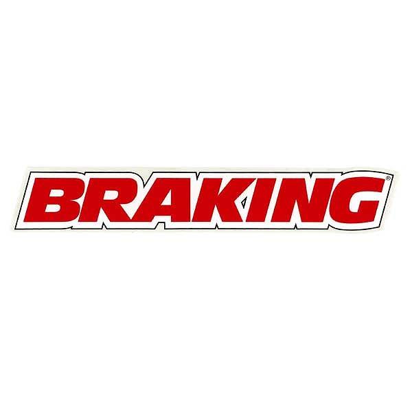 BRAKING BG50-0022 ステッカー レッド Lサイズ(20cm) バイク シール アクセサリー