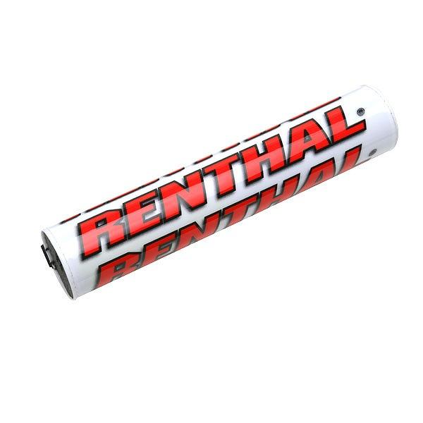 レンサル P263 SXバーパッド ホワイト/レッド 50×230mm 22.2mmハンドルバー用 ダートフリーク