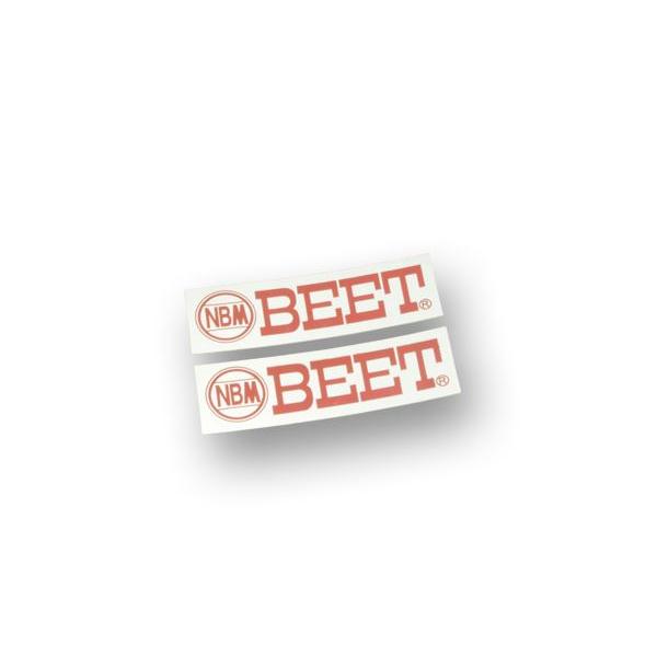 ガッツクローム 10-0004 バックステップ用 BEETステッカー 15×50mm 2枚
