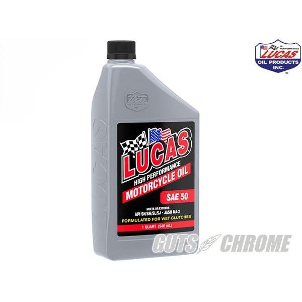 LUCAS OIL L10712 SAE50 ハイパフォーマンスエンジンオイル 1クォート