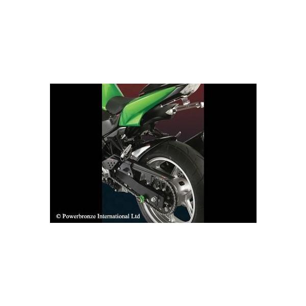 Power Bronze �p���[�u�����Y 201-K109-603 HUGGER ���A�C���i�[�t�F���_�[ �u���b�N/�V���o�[���b�V�� Z750(07-11)/Z750S(04-07) A�^�C�v