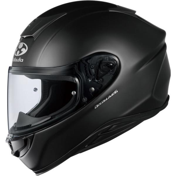 OGK AEROBLADE-6(エアロブレード6) フルフェイス ヘルメット フラットブラック XXL(63-64cm) JIS規格 軽量 コンパクト バイク/二輪車用 カブト Kabuto