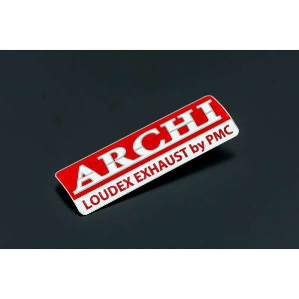 PMC ピーエムシー 189-2091 サイレンサーエンブレム ARCHI 122mmｘ38mm