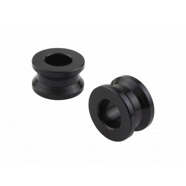 他サイト： ポッシュフェイス 141008-06 アルミカラースプール ブラック M8/厚み10mm 2個入り バイクの商品画像