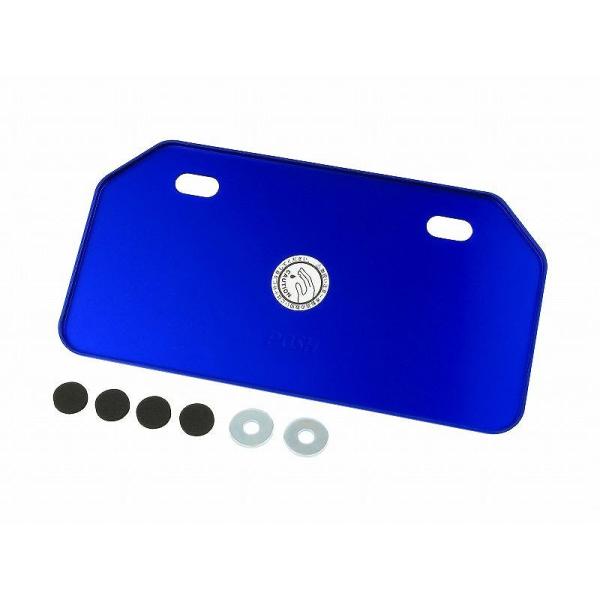 ポッシュフェイス 500292-01-10 アルミライセンスプレート ツメ無し 山