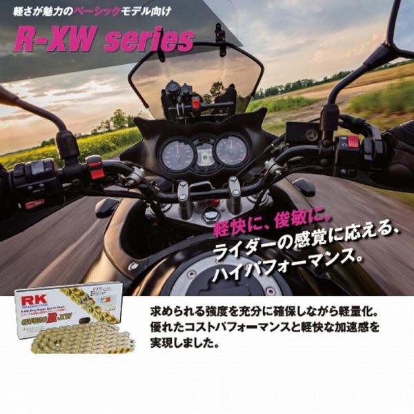 RK 525R-XW120 �h���C�u�`�F�[�� 120�����N �X�`�[�� �o�C�N�p�i �`�F�[��