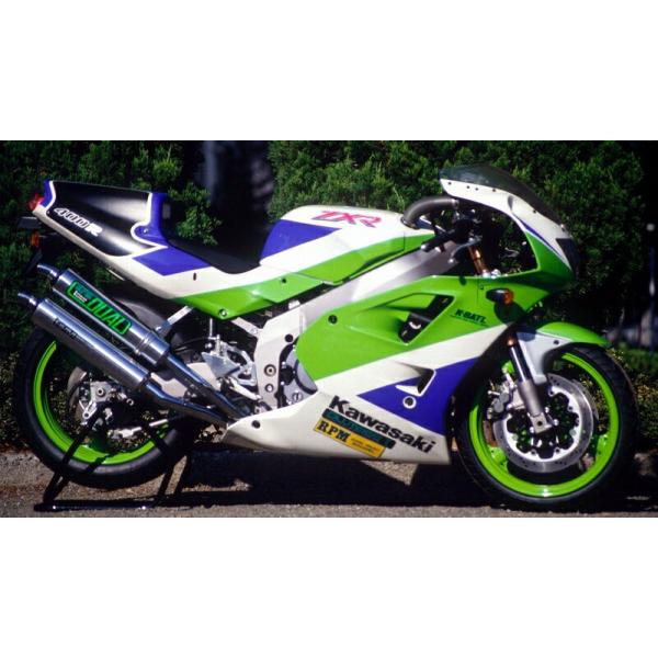 デュアルマフラー ZX-14R 12-22 M2 ブラックカーボンスリップオン デュアル