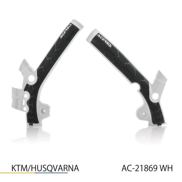 ACERBIS AC-21869WH X-GRIP フレームガード ホワイト SX85 TC85 バイク