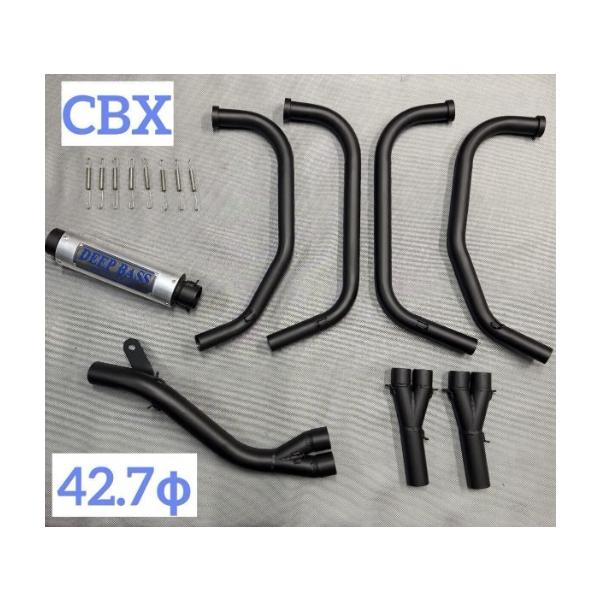 CBX400F DEEP BASS マフラー シースタイルレーシング CBX400F 550F DEEP BASS管マフラー 機械曲げ