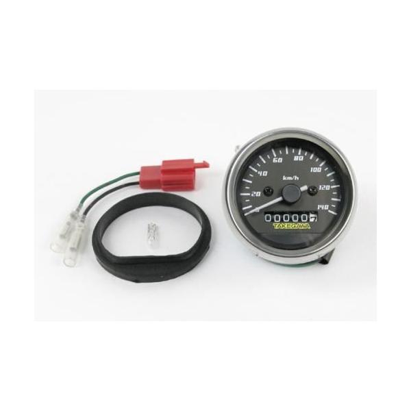 SP武川 05-05-0104 スピードメーター Dタイプ ブラック&ホワイト