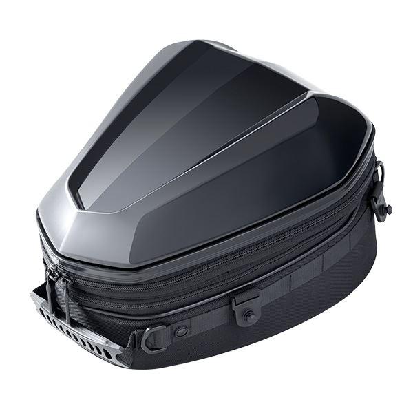 タナックス MFK-1007 MOTO FIZZ モトフィズ シェルシートバッグM グロスブラック 10-14L シートバッグ シェルタイプ 日帰り〜1泊 ケース キャリア