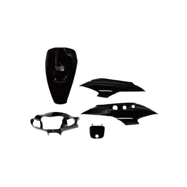 スズキ　レッツ2 後期 外装セット　新品未使用品　社外品　黒 CA1PA スズキ（SUZUKI） レッツII CA1PA 前期用 外装セット 5点 黒 ブラック