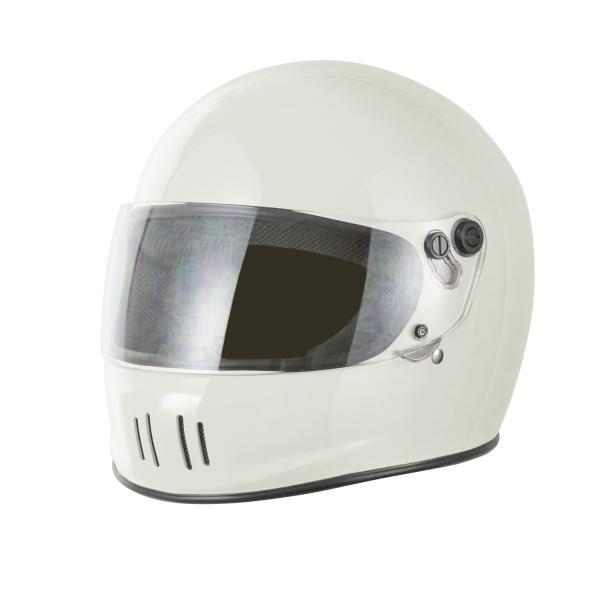 猫*長様 ホワイト フルフェイスヘルメット PSCマーク bikepartscenter_702005