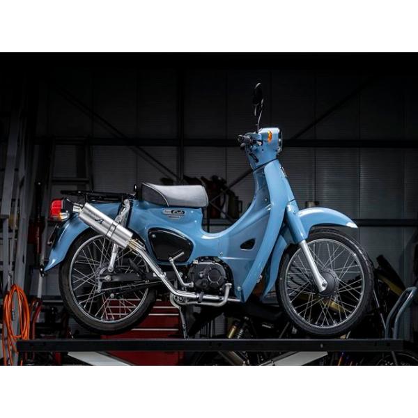 スーパーカブ110(JA44)チタンフルエキマフラー