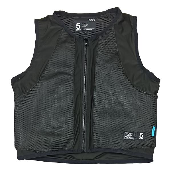 【限定特価】FIVES（ファイブズ）　FU24Z21　気化熱ベスト　BLACK　Lサイズ　気化熱の自然な冷却効果を利用して体表温度を下げるベスト。