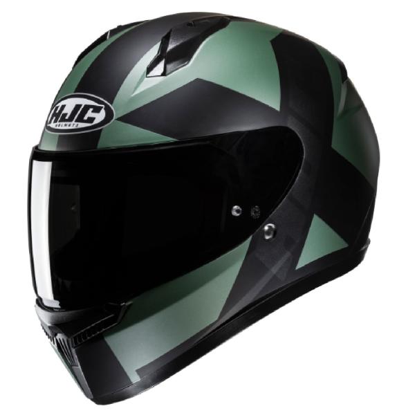 【限定特価】HJC（エイチジェイシー） HJH259 C10 TEZ テズ フルフェイスヘルメット　スモークグリーン　L　軽量・広視界・快適ベンチレーション JAPAN FIT
