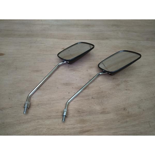 □スーパーカブ カスタム□ミラー 2点 8mm 角ミラー□C50 C70 C90