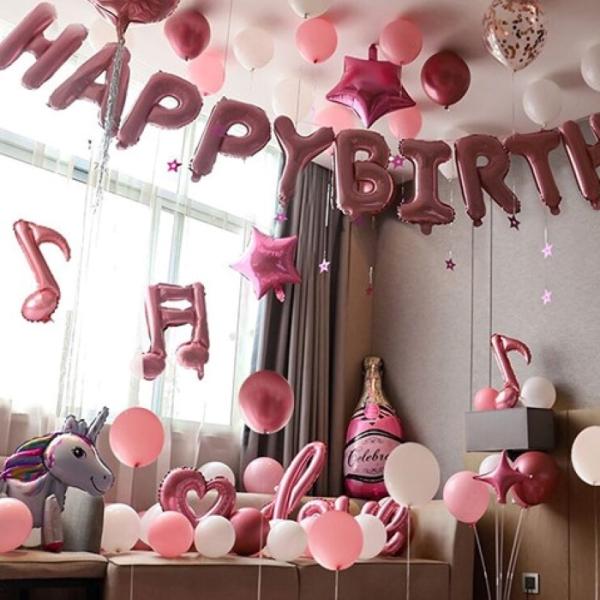 誕生日 バルーン ピンク - パーティー・イベント用品の人気商品・通販 