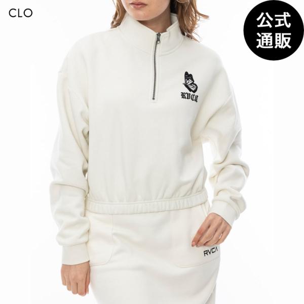 【1日＆3日-5日はボーナスストア+10％】OUTLET 送料無料 【公式】2024 ルーカ レディース JUST FLOATIN HALF ZI パーカー BLK 2024年秋冬モデル RVCA OUTLET 送料無料 2024 ルーカ レディース JUST FLOATIN
