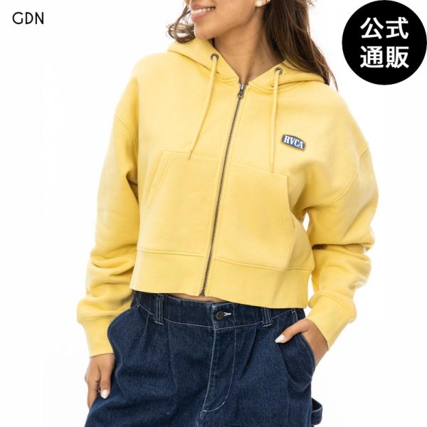 【1日＆3日-5日はボーナスストア+10％】OUTLET 送料無料 【公式】2024 売れ筋商品|||ルーカ レディース OLD WEST DAD CROPPED パーカー PTK 2024年秋冬モデル OUTLET】RVCA レディース OLD WEST DAD CROPPED ZIP HOODIE